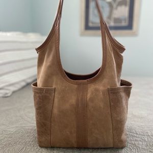 Rough & Tumble leather bag in Tan